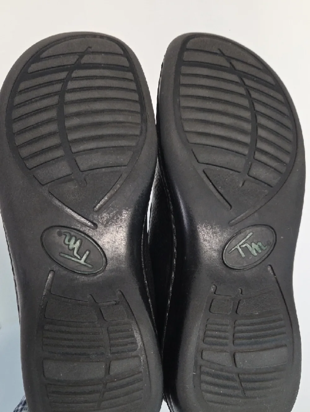 Men's Black Leather Zip Slip-On Loafers Size 9W